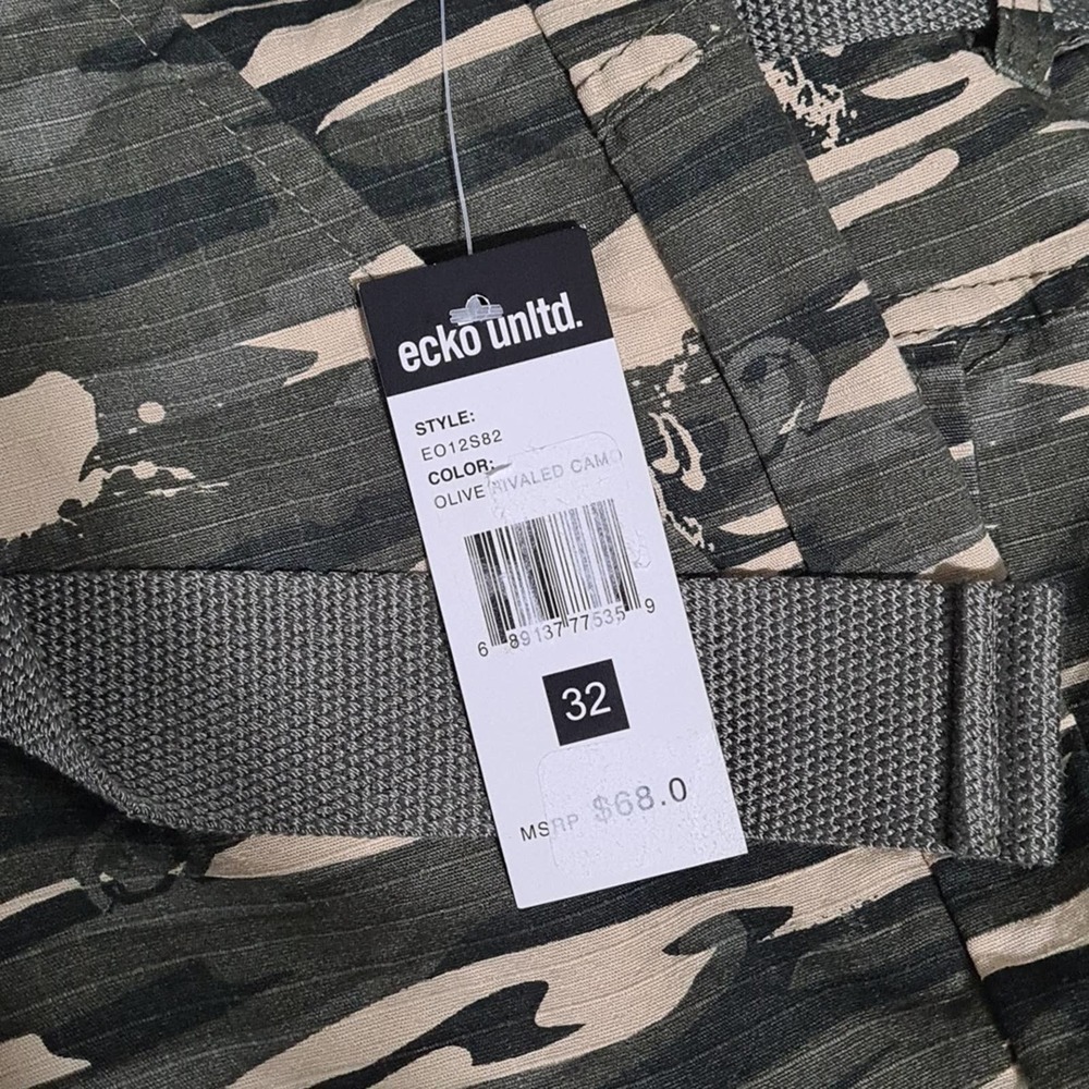 Ecko‎ Unltd Camo Cargo Shorts Size 32 NWT - Picture 4 of 9